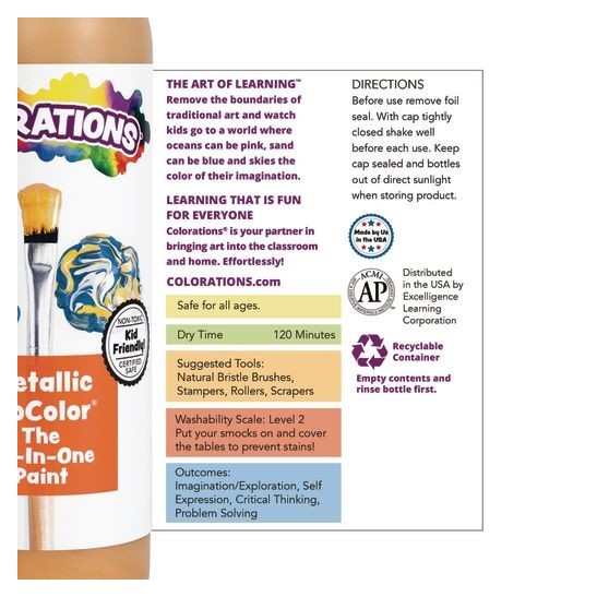 Colorations® BioColor® Paint 16oz - Metallic Gold
