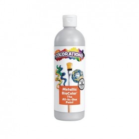 Colorations® BioColor® Paint 16oz - Metallic Silver