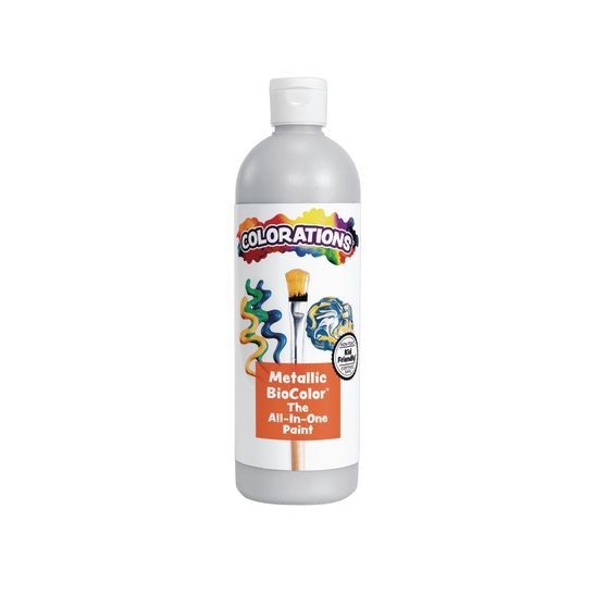 Colorations® BioColor® Paint 16oz - Metallic Silver