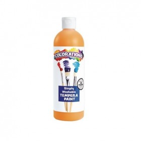 Colorations® Washable Tempera Paint 16oz - Cantaloupe