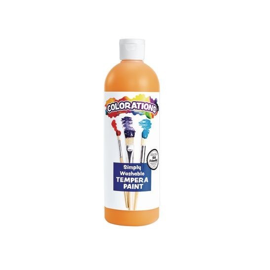 Colorations® Washable Tempera Paint 16oz - Cantaloupe