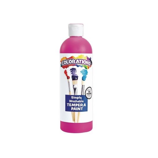 Colorations® Washable Tempera Paint 16oz - Magenta