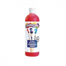 Colorations® Washable Tempera Paint 16oz - Red