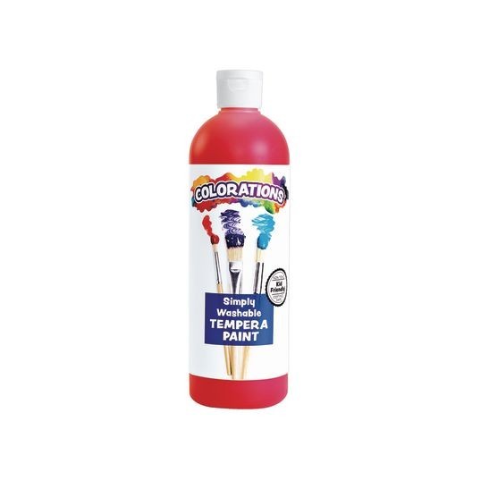 Colorations® Washable Tempera Paint 16oz - Red