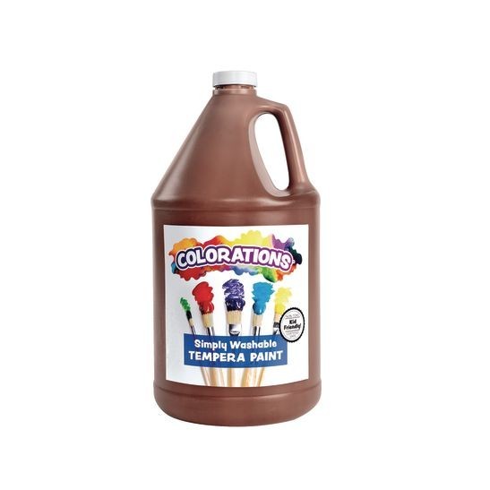 Colorations® Washable Tempera Paint Gallon - Brown