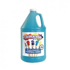 Colorations® Washable Tempera Paint Gallon - Turquoise