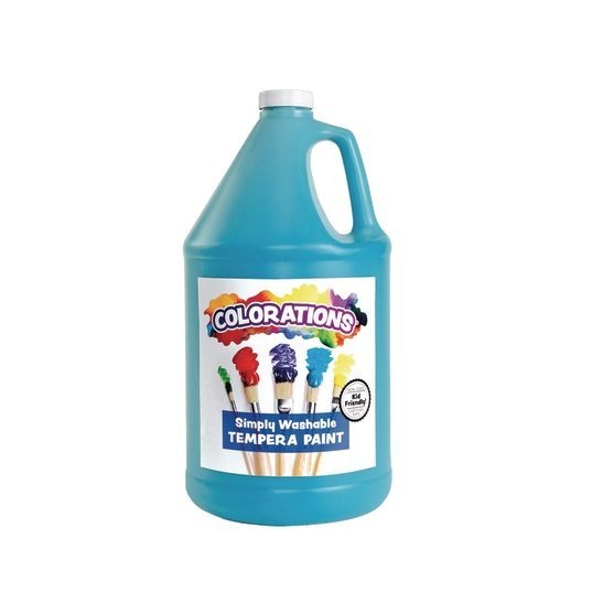 Colorations® Washable Tempera Paint Gallon - Turquoise