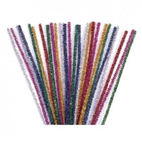 Colorations® Sparkle Pipe Cleaners - Pack of 100