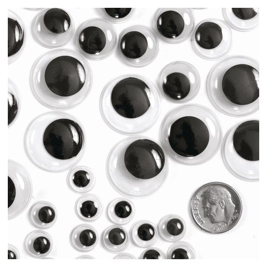 Colorations® Self-Adhesive Wiggly Eyes Set of 875