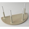 Semi-Circle Table with Height Adjustable Legs