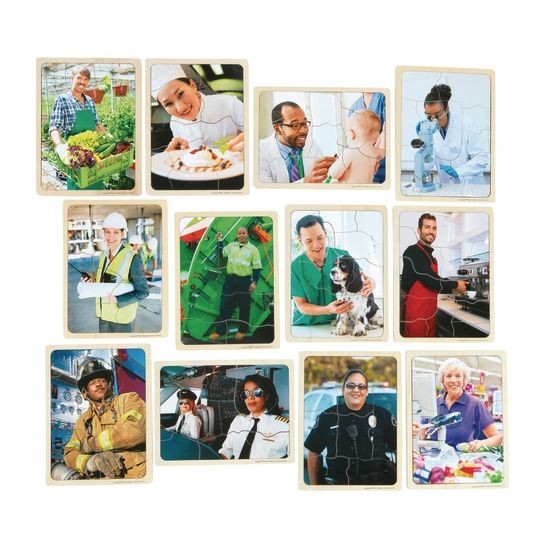 Career Puzzles - Set of 12