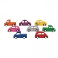 Wooden Cars & Trucks - Set of 8