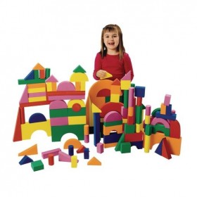 Foam Unit Floor Blocks - 126 Pieces