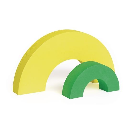 Foam Unit Floor Blocks - 126 Pieces
