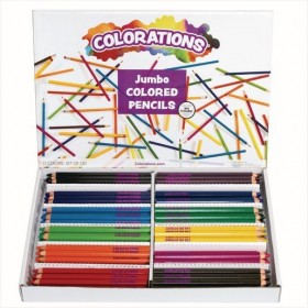 Colorations® Jumbo Colour Pencils - 12 colours, Set of 120
