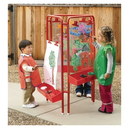 Colorations® 3-Way Indoor/Outdoor Adjustable Acrylic Panel Easel