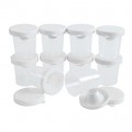 Colorations® No-Spill White Lid Paint Cups - Set of 10