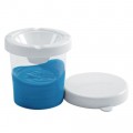 Colorations® No-Spill White Lid Paint Cups - Set of 10