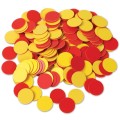 2-Color Yellow & Red Counters - Set of 200