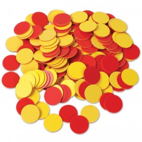 2-Color Yellow & Red Counters - Set of 200