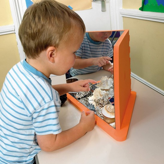 Softie Four Way Mirror Orange