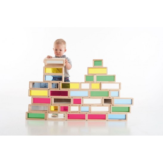 Rainbow Bricks Set of 36