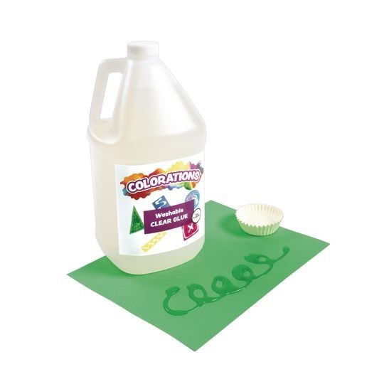 Colorations® Washable Clear Glue Gallon