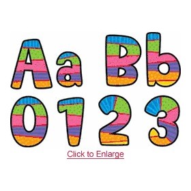 Poppin' Patterns 4" Playful Patterns Designer Letters