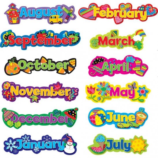 Seasonal Months Of The Year Headlines