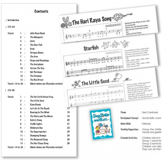 Sing Shake & Roll Music & Movement Package - Set of 4 Volume
