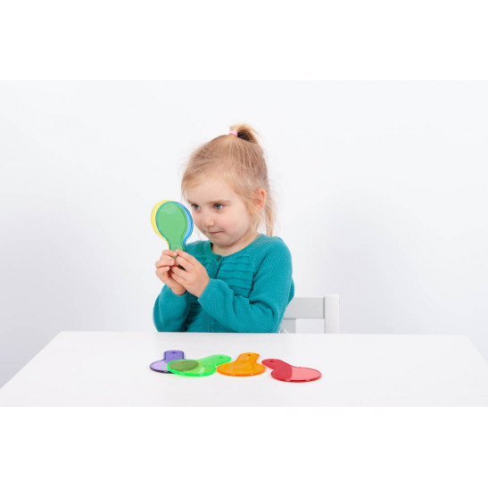 Translucent Colour Paddle Set - Pk6