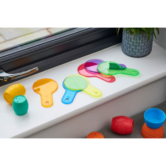 Translucent Colour Paddle Set - Pk6