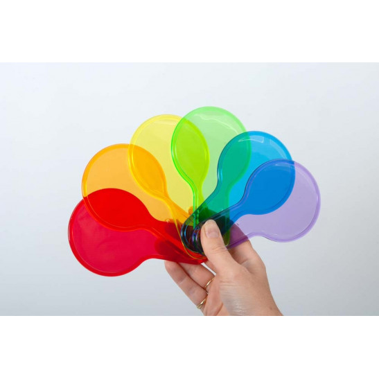 Translucent Colour Paddle Set - Pk6