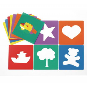 Familiar Shapes Stencils Set of 12