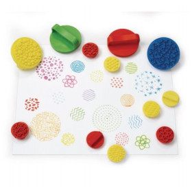 Colorations® Finger and Palm Stampers - Set of 12