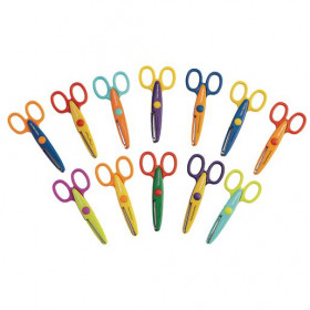 Colorations® Crazy Cut Craft Scissors - Set of 12