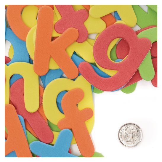 Colorations® Self-Adhesive Lowercase Foam Letters - Set Of 380