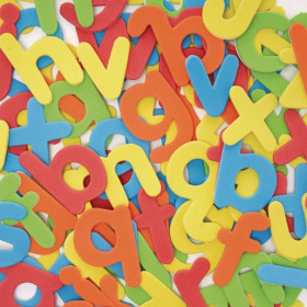 Colorations® Self-Adhesive Lowercase Foam Letters - Set Of 380