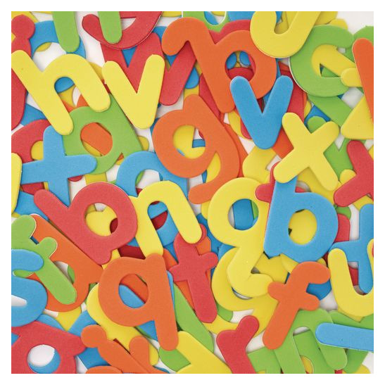 Colorations® Self-Adhesive Lowercase Foam Letters - Set Of 380