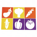 Colorations® Fruit & Vegetable Stencils Set of 12