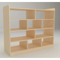 See-thru 4-tier Shelf with Partition