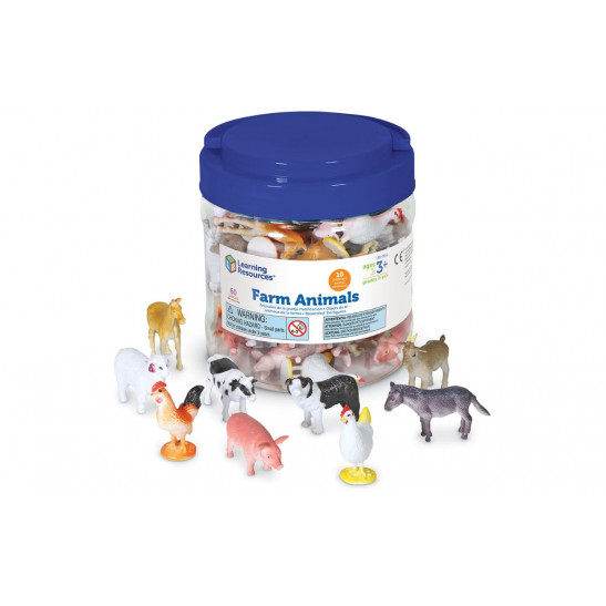Farm Animal Counters (Set of 60)