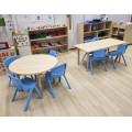 Round Table with Height Adjustable Legs