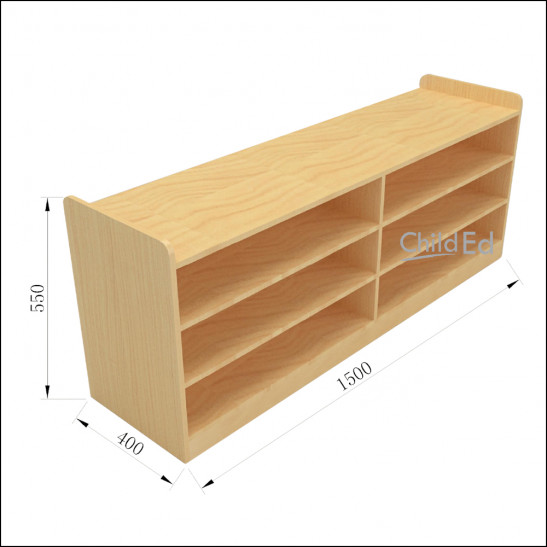 Shoe Shelf With Open Compartment (Horizontal)