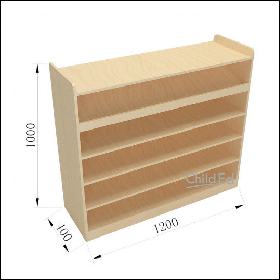 Shoe Shelf With Open Compartment (Vertical)