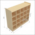 20-Hole Shoe Shelf (Vertical)