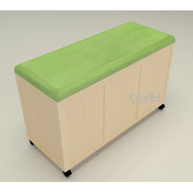Mobile Storage Bench