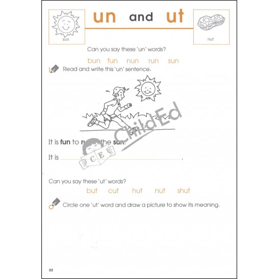Read With Phonics: Short Vowel Families Workbook