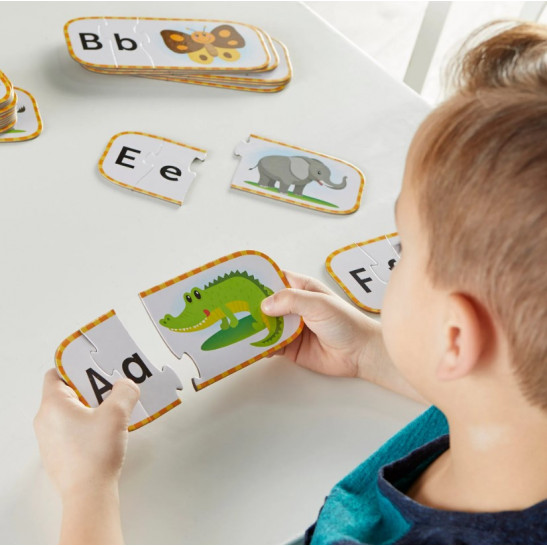 Upp & Lowercase Alphabet Puzzle Cards