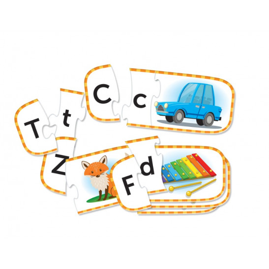 Upp & Lowercase Alphabet Puzzle Cards